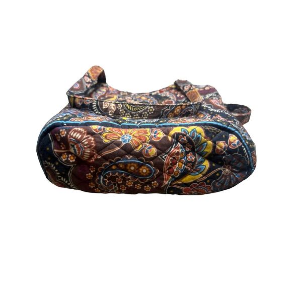 Vera Bradley Kensington Brown Shoulder Bag Ladies Purse Retired Womens Tote - Picture 13 of 13